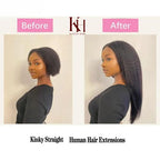 Kinky Straight Bundles - Human Hair, Hair Extensions