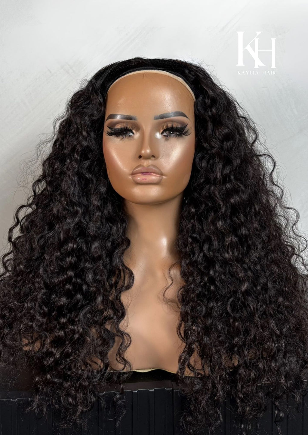 Loose Curly Human Hair - V Part Wig