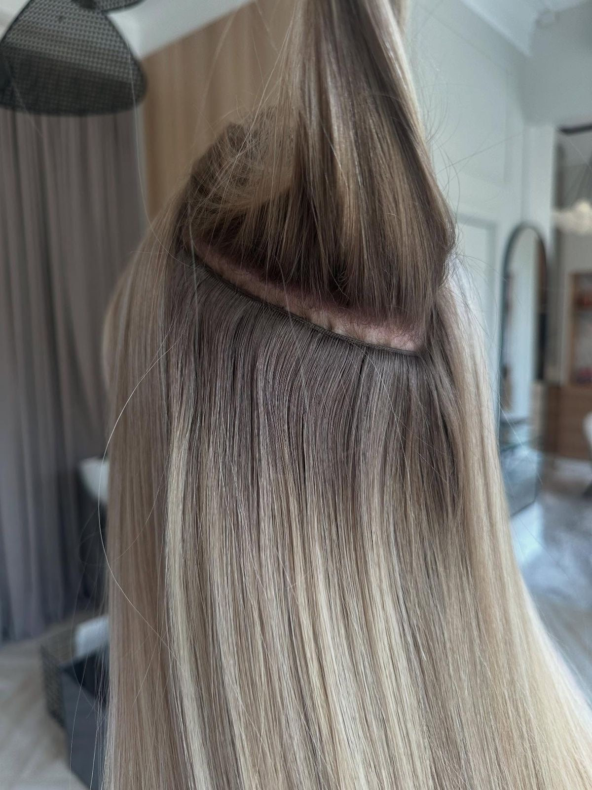 Silver Blonde Weft/Tissage