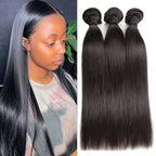 Straight Hair Bundles - Human Hair Weave, Hair Extensions