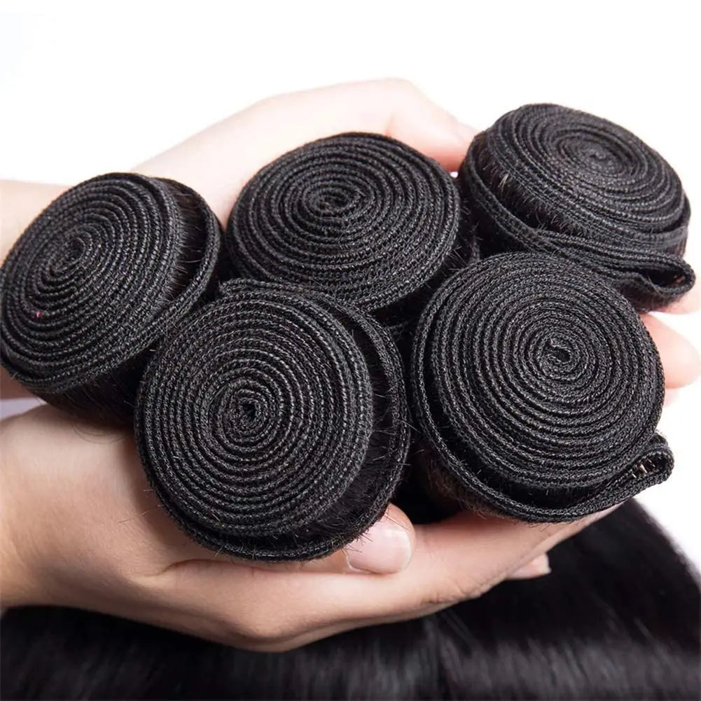 Straight Hair Bundles - Human Hair Weave, Hair Extensions